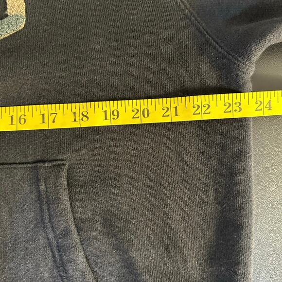 State of Mine NC Tar Heel Camouflage Center Embroidered Black Hoodie Size L - Picture 7 of 8